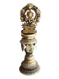Statue Of Panas [ganesh And Kumar], Oil Lamp, Sukunda, Panas