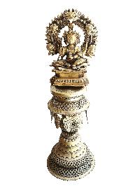 Statue Of Panas [ganesh And Kumar], Oil Lamp, Sukunda, Panas
