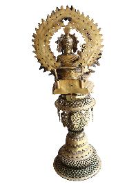 Statue Of Panas [ganesh And Kumar], Oil Lamp, Sukunda, Panas