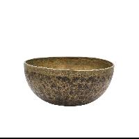 [old], Buddhist [real Antique] Hand Beaten [jambati] Singing Bowl, [select Accessories]