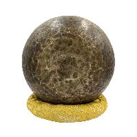 [old], Buddhist [real Antique] Hand Beaten [jambati] Singing Bowl, [select Accessories]