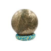 [old], Buddhist [real Antique] Hand Beaten [jambati] Singing Bowl, [select Accessories]