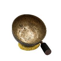 [old], Buddhist Hand Beaten Ultabati Singing Bowl, With Plain Design, [select Accessories]