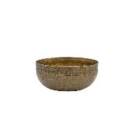 [old], Buddhist Hand Beaten Ultabati Singing Bowl, With Plain Design, [select Accessories]