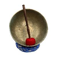 [old], Buddhist Hand Beaten Ultabati Singing Bowl, With Plain Design