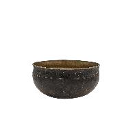 [old], Buddhist Hand Beaten Ultabati Singing Bowl, With Plain Design