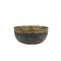 [super Quality], [old], Buddhist Hand Beaten Ultabati Singing Bowl, With Plain Design, [select Accessories]