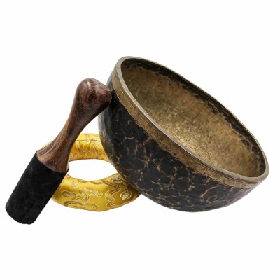[old], Buddhist [real Antique] Hand Beaten [jambati] Singing Bowl