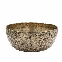 [old], Buddhist [real Antique] Hand Beaten [jambati] Singing Bowl, [select Accessories]