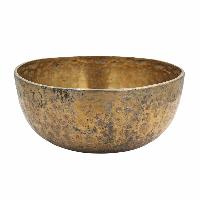 [old], Buddhist [real Antique] Hand Beaten [jambati] Singing Bowl, [select Accessories]