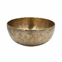 [old], Buddhist [real Antique] Hand Beaten [jambati] Singing Bowl, [select Accessories]