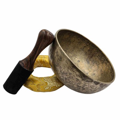 [old], Buddhist [real Antique] Hand Beaten [jambati] Singing Bowl