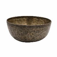 [old], Buddhist [real Antique] Hand Beaten [jambati] Singing Bowl, [select Accessories]