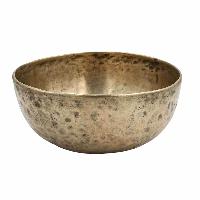 [old], Buddhist [real Antique] Hand Beaten [jambati] Singing Bowl, [select Accessories]