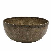 [old], Buddhist [real Antique] Hand Beaten [jambati] Singing Bowl, [select Accessories]