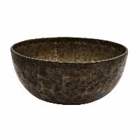 [old], Buddhist [real Antique] Hand Beaten [jambati] Singing Bowl, [select Accessories]