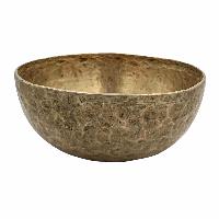 [old], Buddhist [real Antique] Hand Beaten [jambati] Singing Bowl, [select Accessories]