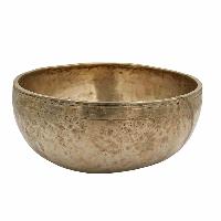 [old], Buddhist [real Antique] Hand Beaten [jambati] Singing Bowl, [select Accessories]