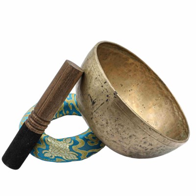 [old], Buddhist [real Antique] Hand Beaten [jambati] Singing Bowl