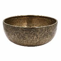 [old], Buddhist [real Antique] Hand Beaten [jambati] Singing Bowl, [select Accessories]