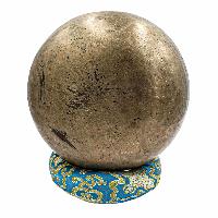 [old], Buddhist [real Antique] Hand Beaten [jambati] Singing Bowl, [select Accessories]