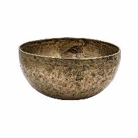 [old], Buddhist [real Antique] Hand Beaten [jambati] Singing Bowl, [select Accessories]