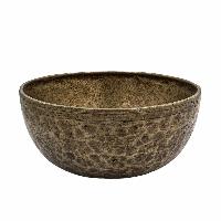 [old], Buddhist [real Antique] Hand Beaten [jambati] Singing Bowl, [select Accessories]