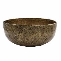 [old], Buddhist [real Antique] Hand Beaten [jambati] Singing Bowl, [select Accessories]
