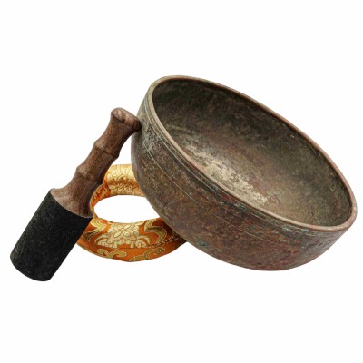 [old], Buddhist [real Antique] Hand Beaten [jambati] Singing Bowl