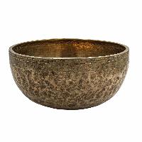 [old], Buddhist [real Antique] Hand Beaten [jambati] Singing Bowl, [select Accessories]