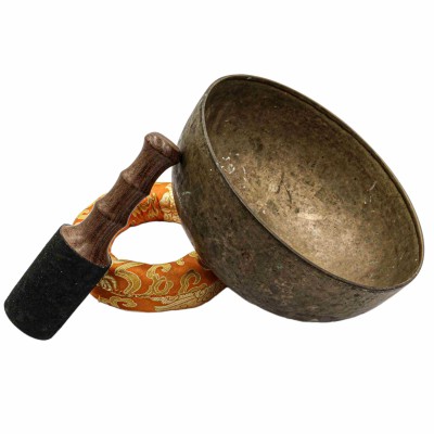 [old], Buddhist [real Antique] Hand Beaten [jambati] Singing Bowl