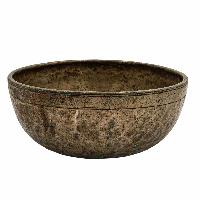 [old], Buddhist [real Antique] Hand Beaten [jambati] Singing Bowl, [select Accessories]