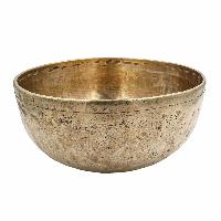 [old], Buddhist [real Antique] Hand Beaten [jambati] Singing Bowl, [select Accessories]