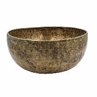 [old], Buddhist [real Antique] Hand Beaten [jambati] Singing Bowl, [select Accessories]