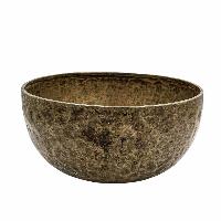[old], Buddhist [real Antique] Hand Beaten [jambati] Singing Bowl, [select Accessories]
