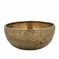 [old], Buddhist [real Antique] Hand Beaten [jambati] Singing Bowl, [select Accessories]