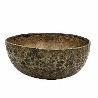 [old], Buddhist [real Antique] Hand Beaten [jambati] Singing Bowl, [select Accessories]