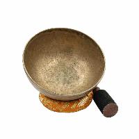 [old], Buddhist [real Antique] Hand Beaten [jambati] Singing Bowl, [select Accessories]