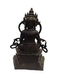 [high Quality], [old], Buddhist Handmade Statue Of Kubera Jambhala