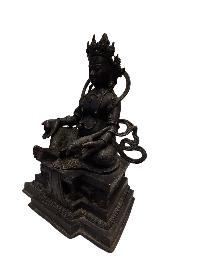 [high Quality], [old], Buddhist Handmade Statue Of Kubera Jambhala