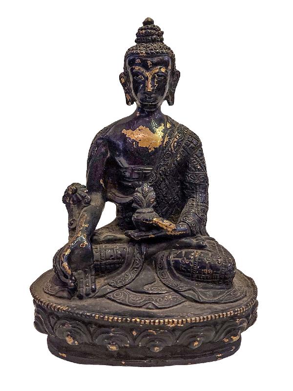 [old], Buddhist Handmade Statue Of Medicine Buddha, Old Stock
