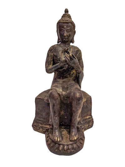 [old], Buddhist Handmade Statue Of Maitreya Buddha, Old Stock