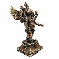 Buddhist Miniature Statue Of Ganesh [red Jambhala], [ganesha]