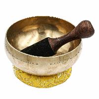 Buddhist Hand Beaten Singing Bowl, High Quality Sound, High Quality Finishing, [select Accessories]