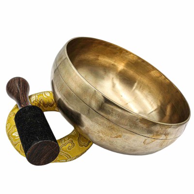 Buddhist Hand Beaten Singing Bowl, High Quality Sound, High Quality Finishing, [select Accessories]