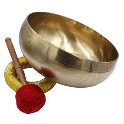 Buddhist Hand Beaten Singing Bowl, High Quality Sound, High Quality Finishing, [select Accessories]