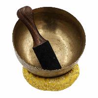 [old], Buddhist [real Antique] Hand Beaten Singing Bowl, [select Accessories]