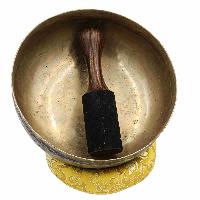 [old], Buddhist [real Antique] Hand Beaten Singing Bowl, [select Accessories]