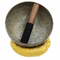 [old], Buddhist [real Antique] Hand Beaten Singing Bowl, [select Accessories]