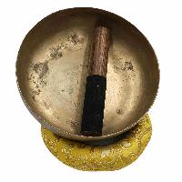 [old], Buddhist [real Antique] Hand Beaten Singing Bowl, [select Accessories]